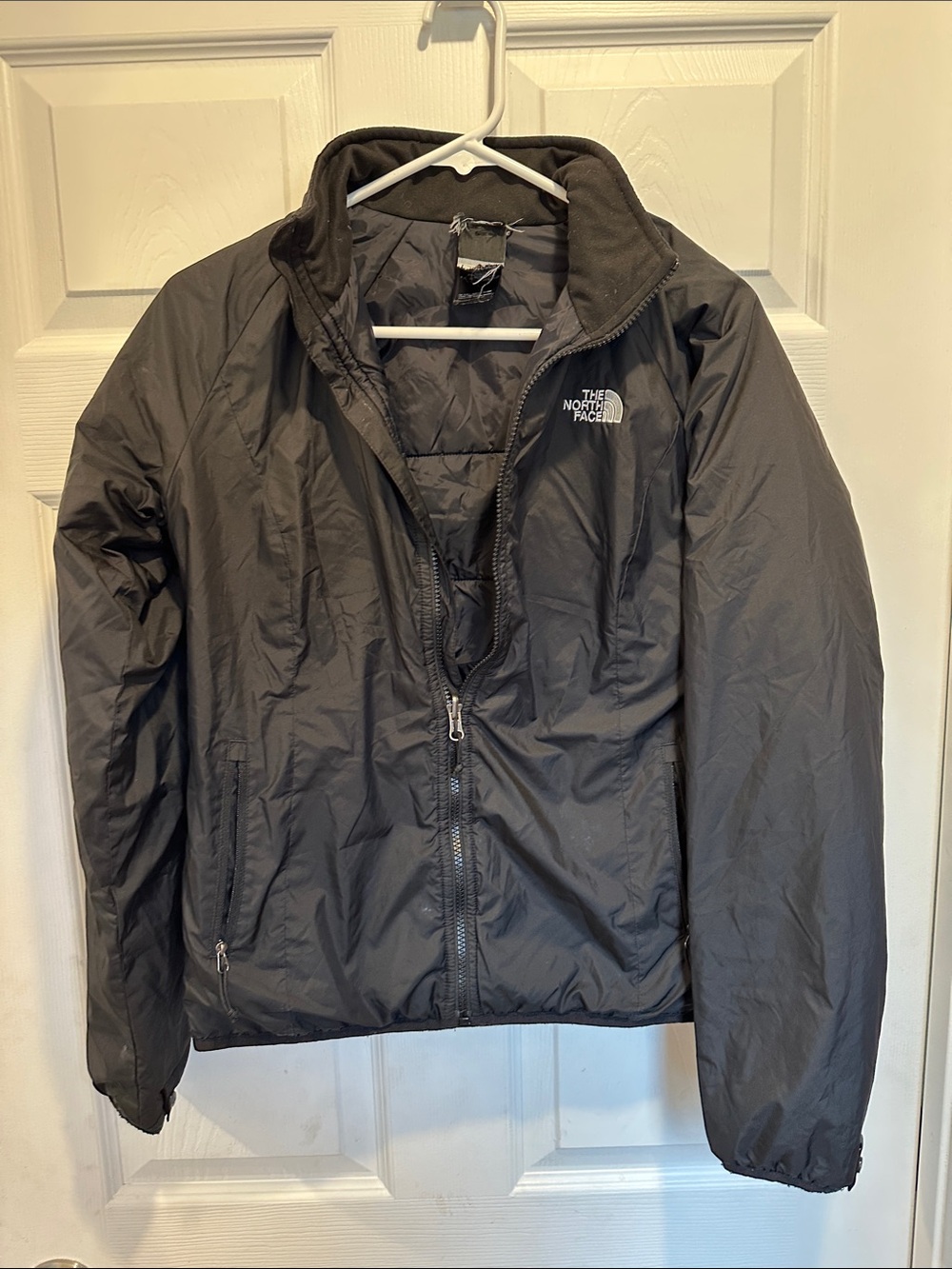 The North Face Men's Black Puffer Jacket with Logo